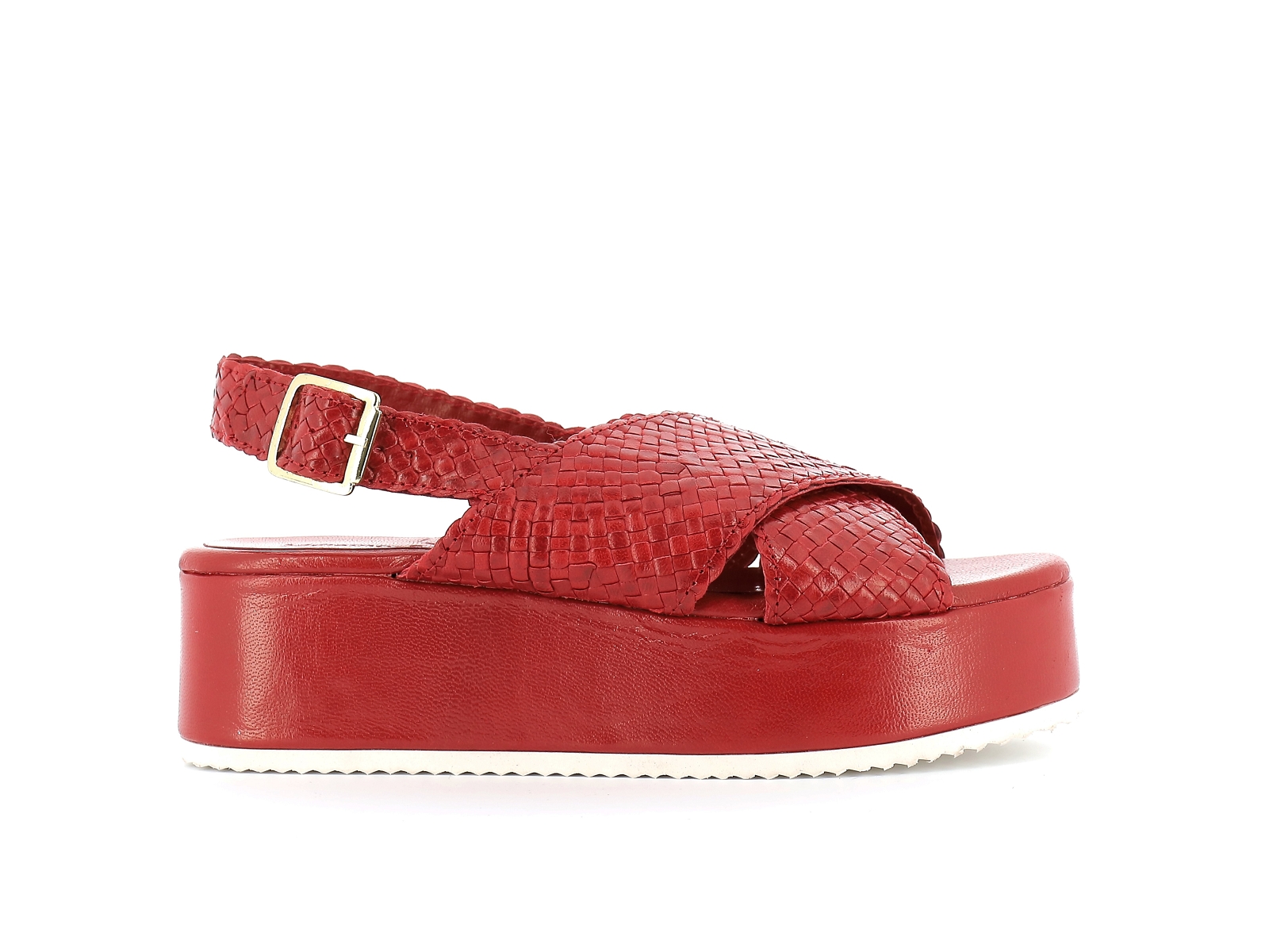 Metamorf ose-GALET Cuir Rouge