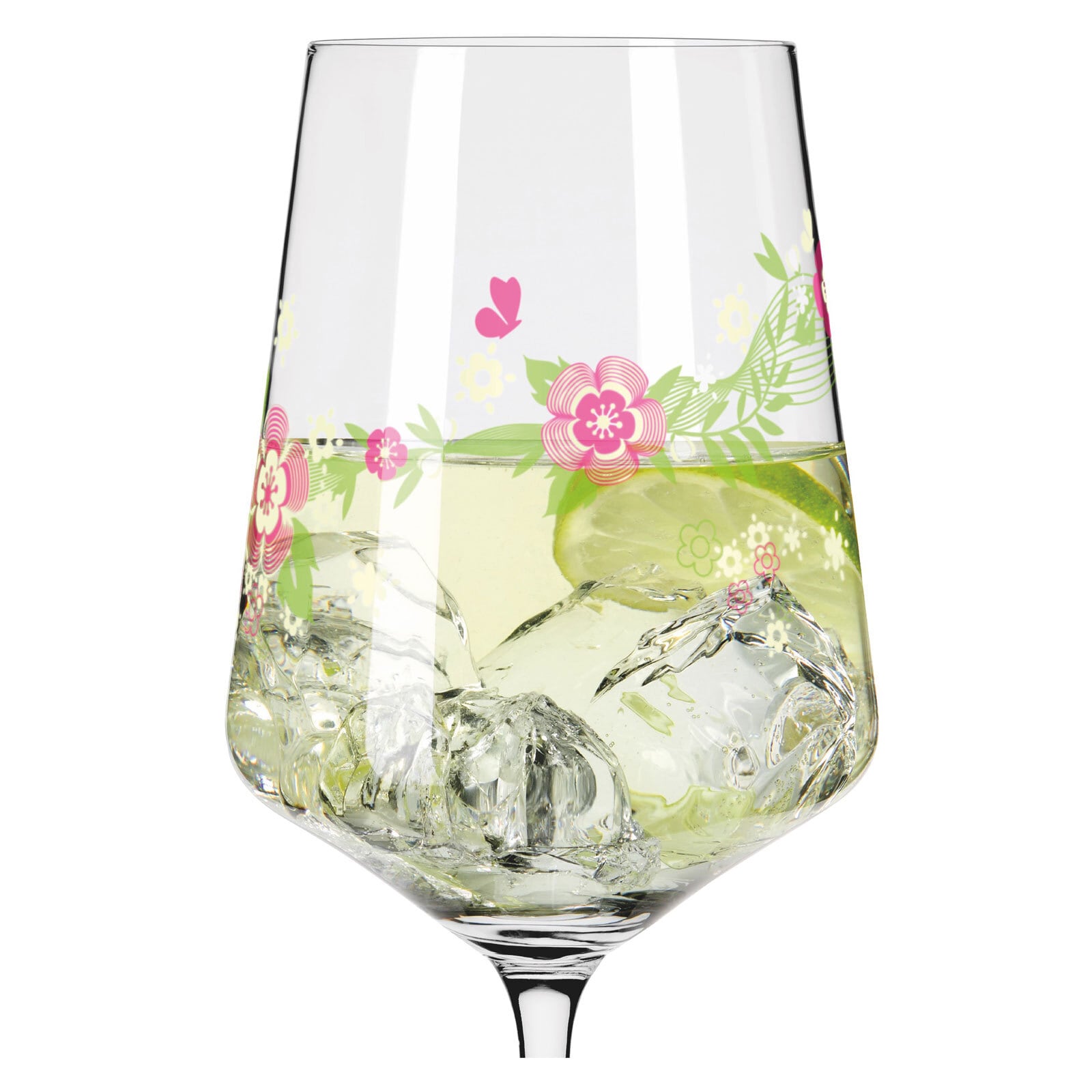 RITZENHOFF Aperitifglas SOMMERTAU HUGO 4er Set Blumen Kristallglas