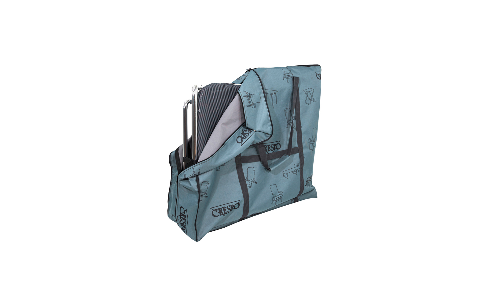 Crespo 98 Tragetasche Sonnenliegen 87 x 70 x 27 cm grau