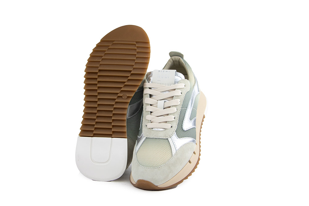 Piedi Nudi Sneaker Vava 01.15 Ecru Silver