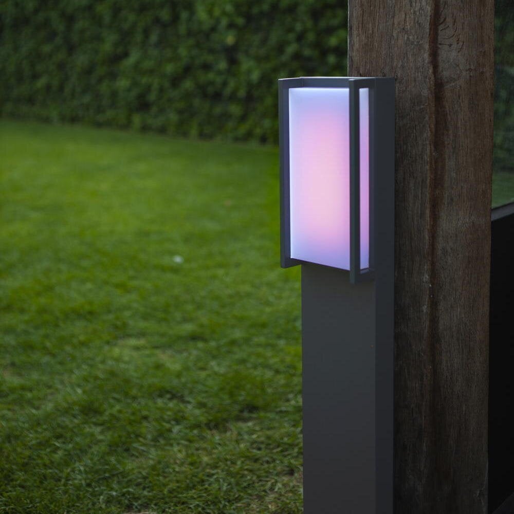 LED-padverlichting Qubo in antraciet 16W 1200lm IP54