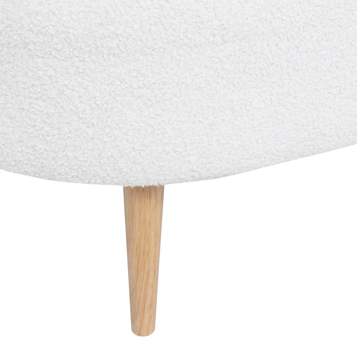 BANQUETTE INSI 2 PLACES BLANC D.172X75X72CM