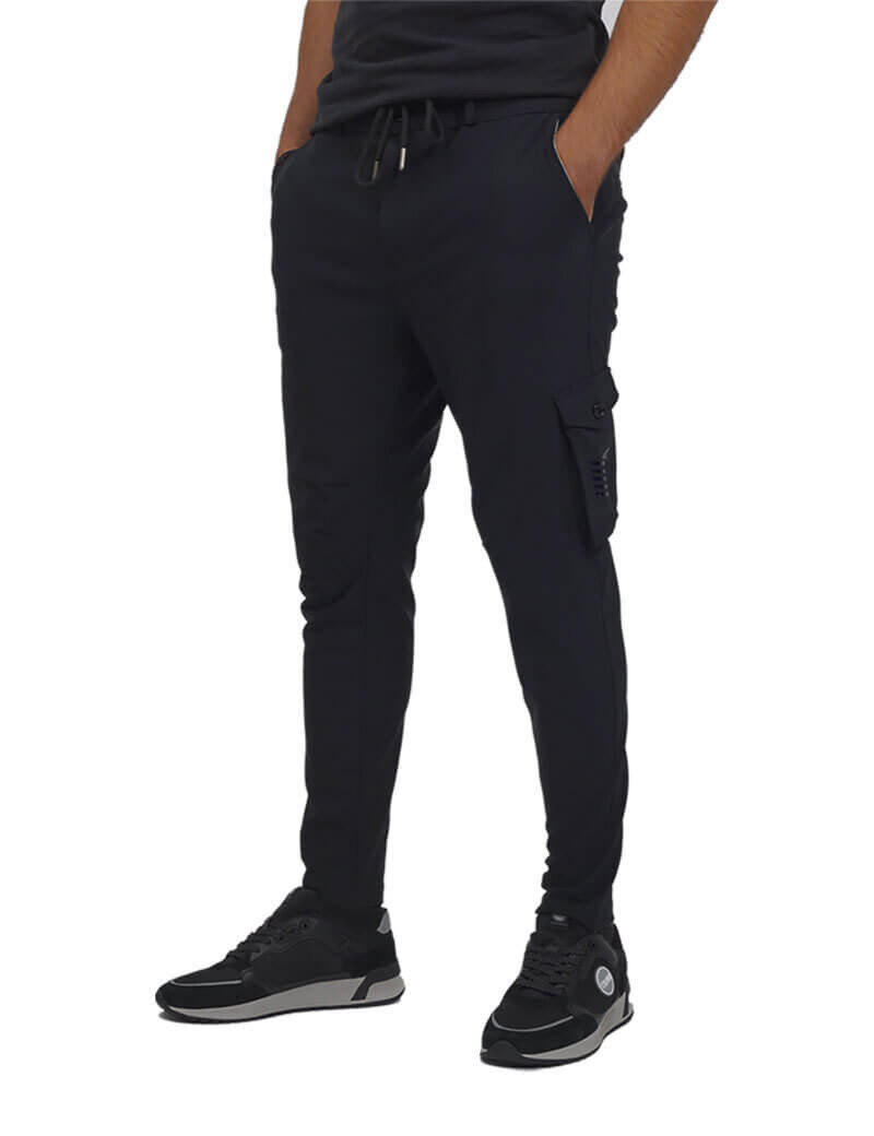 HBT PANTALON CARGO HOMME CHRIS NOIR