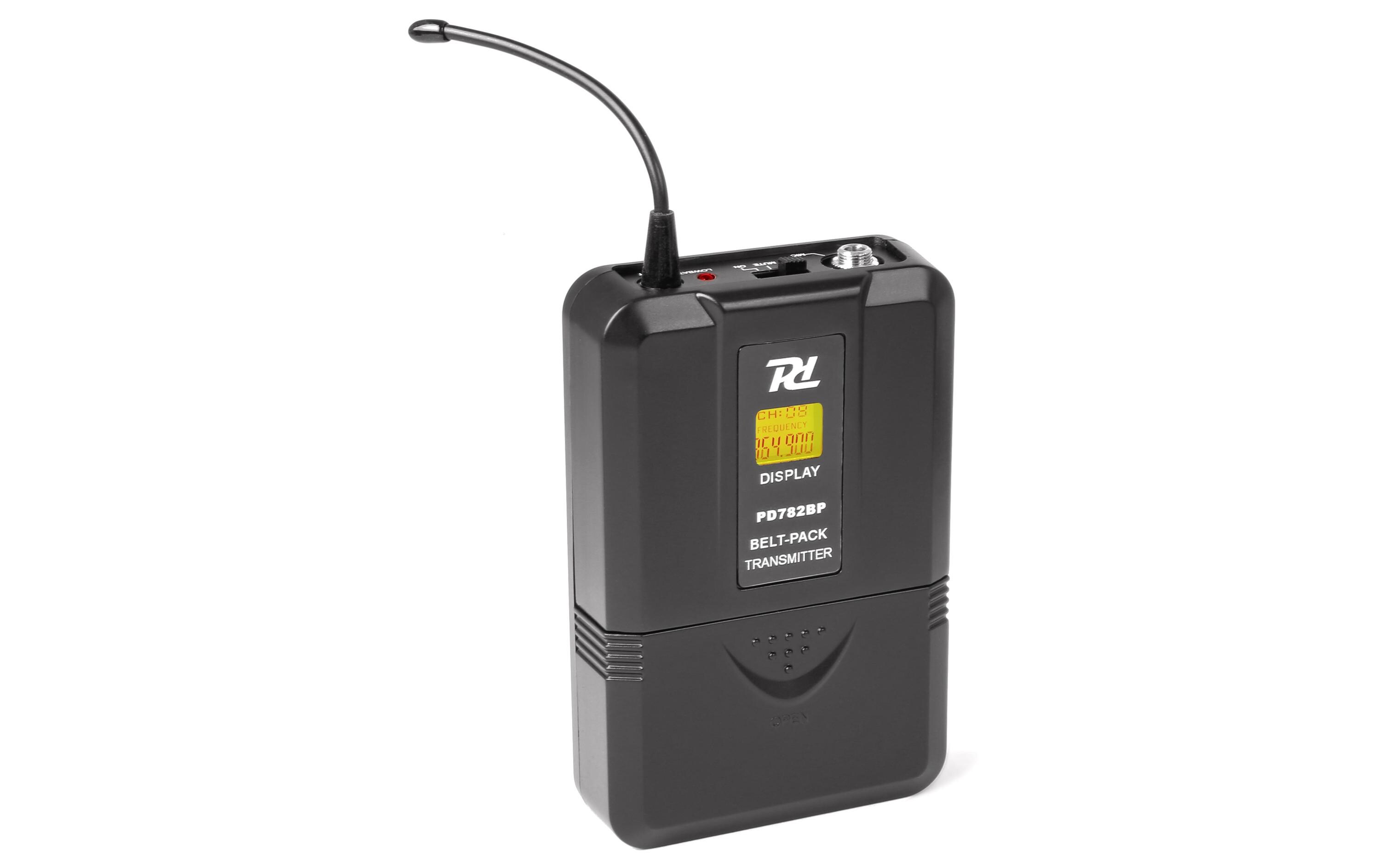 PD782BPBodypack Sender für PD780 UHF Funkmikrofonsystemen