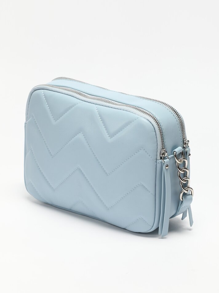 Bolsa acolchoada - Azul claro
