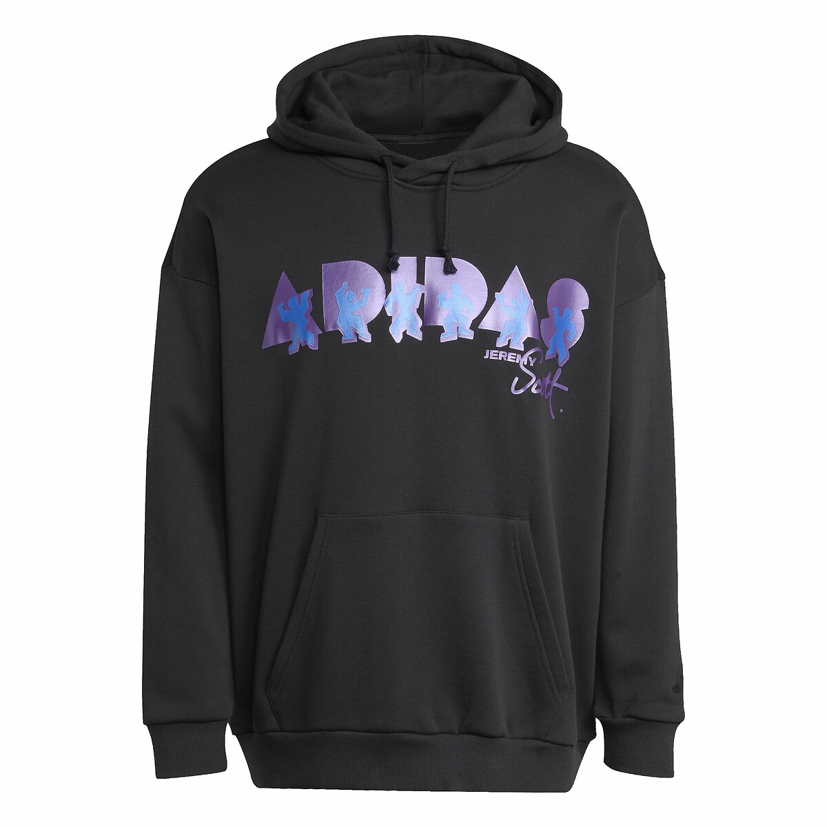 ADIDAS ROUPAS ESPORTIVAS<br>Moletom com capuz e logo estampado