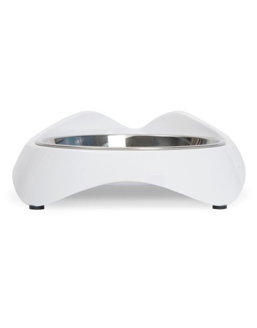 Catit Dubbele Voerbak - Kattenvoerbak - 17.5x32x6 cm Wit