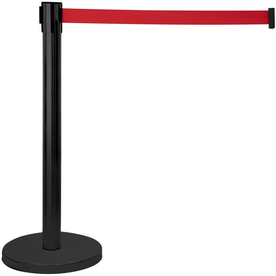Eurolite afzetpaal met trekband rood