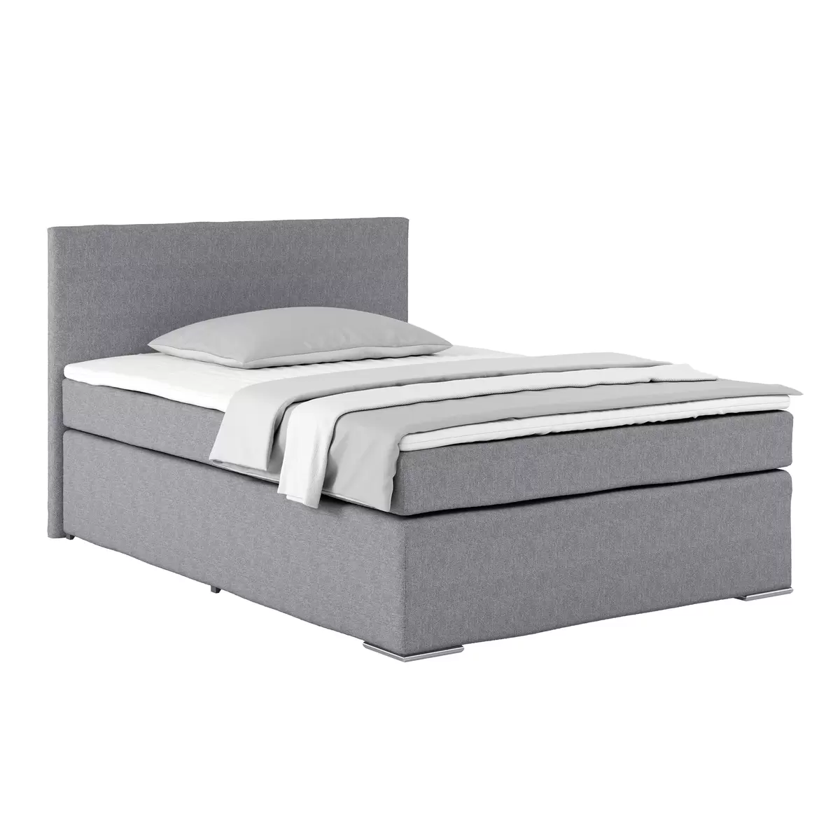 Boxspringbett Nero 140 x 200 Grau