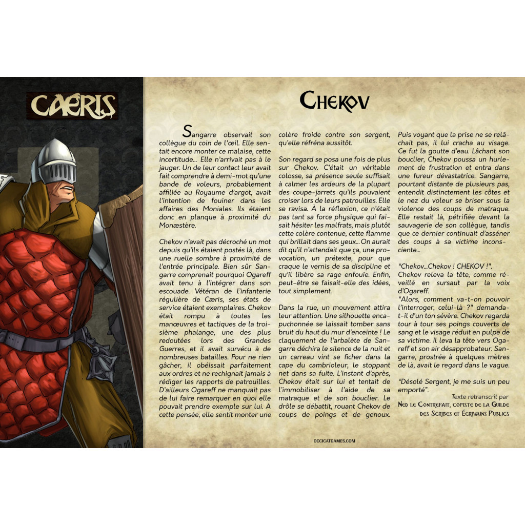 Caeris : Starter La Lune Rouge