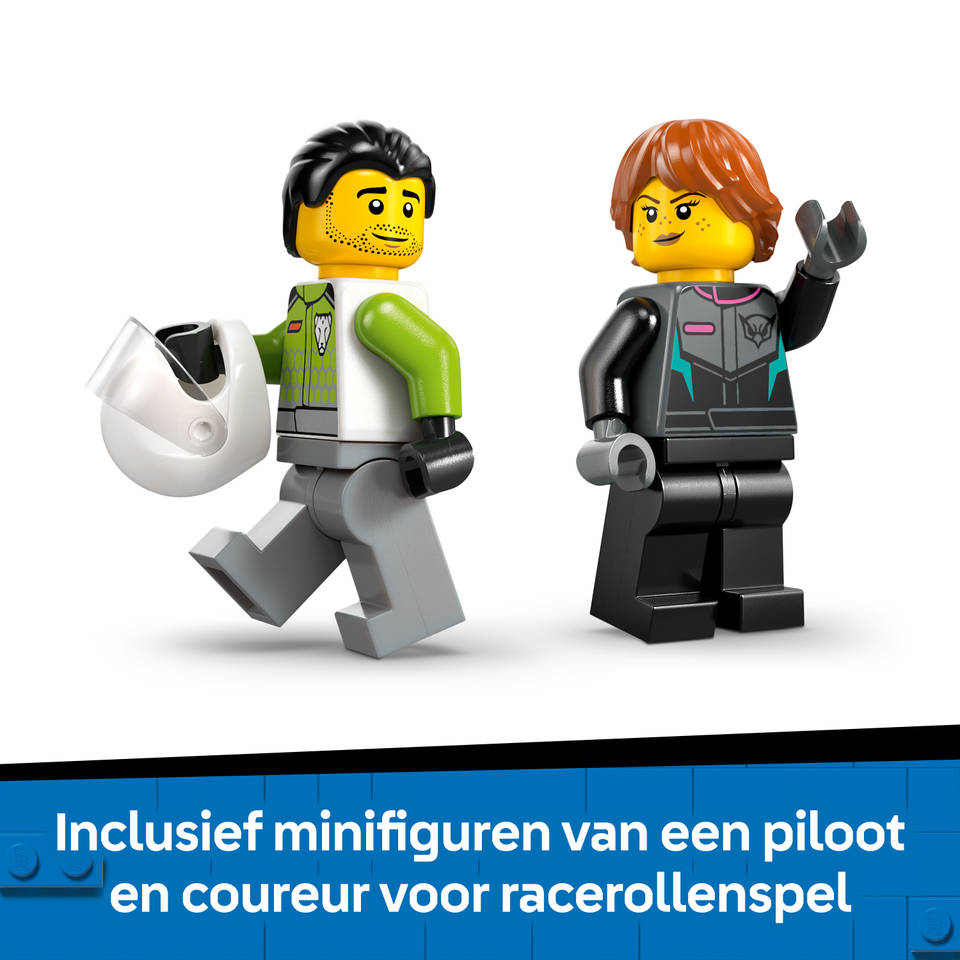 LEGO City straalvliegtuig vs. sportauto 60489