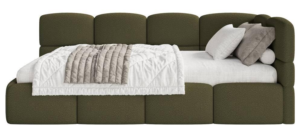 NADUVI Collection Jeugdbed incl matras Chloe rechts bouclé 90x200 met