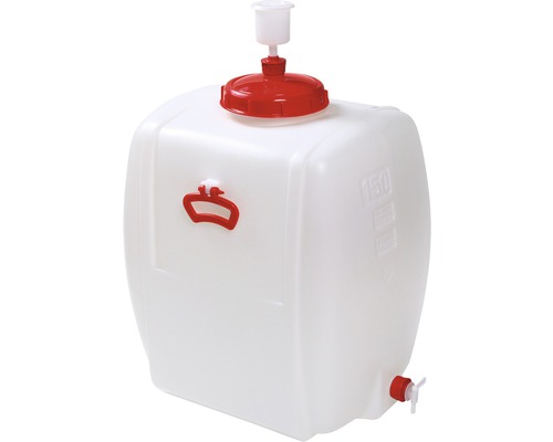 Comfort 150L drankvat inclusief deksel, dop, gistingsslot en kraan