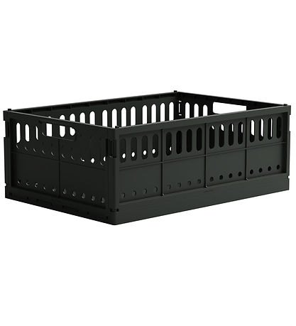 Made Crate Klappbox - Maxi - 48x33x17,5 cm - Gewaschen Black Swe