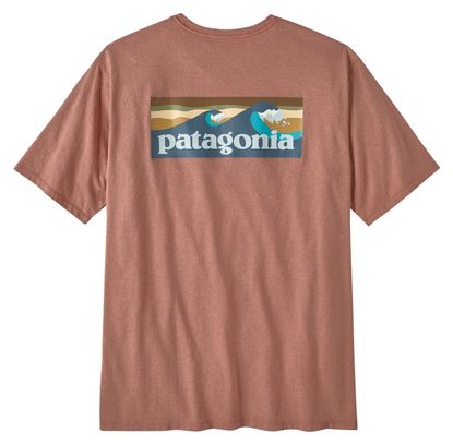 T-Shirt Patagonia Boardshort Logo Pocket Orange