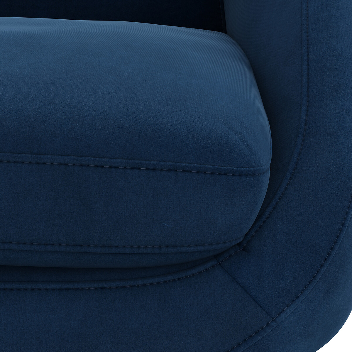 LA REDOUTE INTERIEURS<br>Sofá de veludo de 3 lugares, Séméon