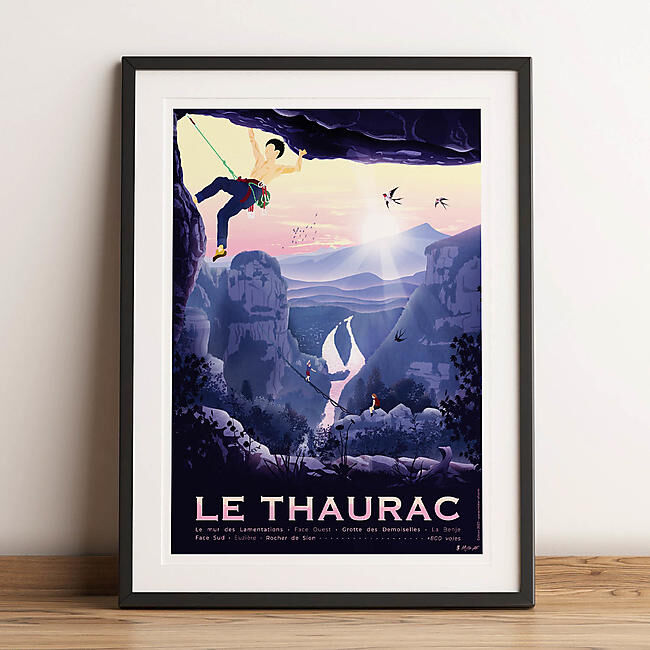 LE THAURAC AFFICHE A3 VINTAGE