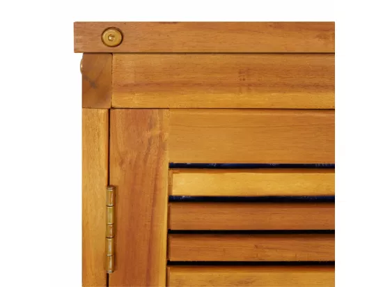 Prolenta Premium - Boîte de rangement de jardin 70x87x104 cm bois massif d'acacia