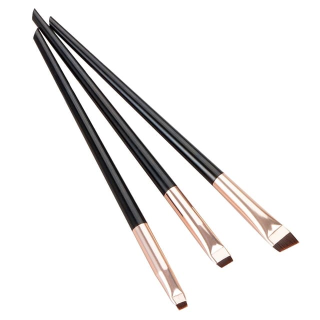 3stk Makeup Børster Øjenskygge Eyeliner Øjenbrynsmakeup
