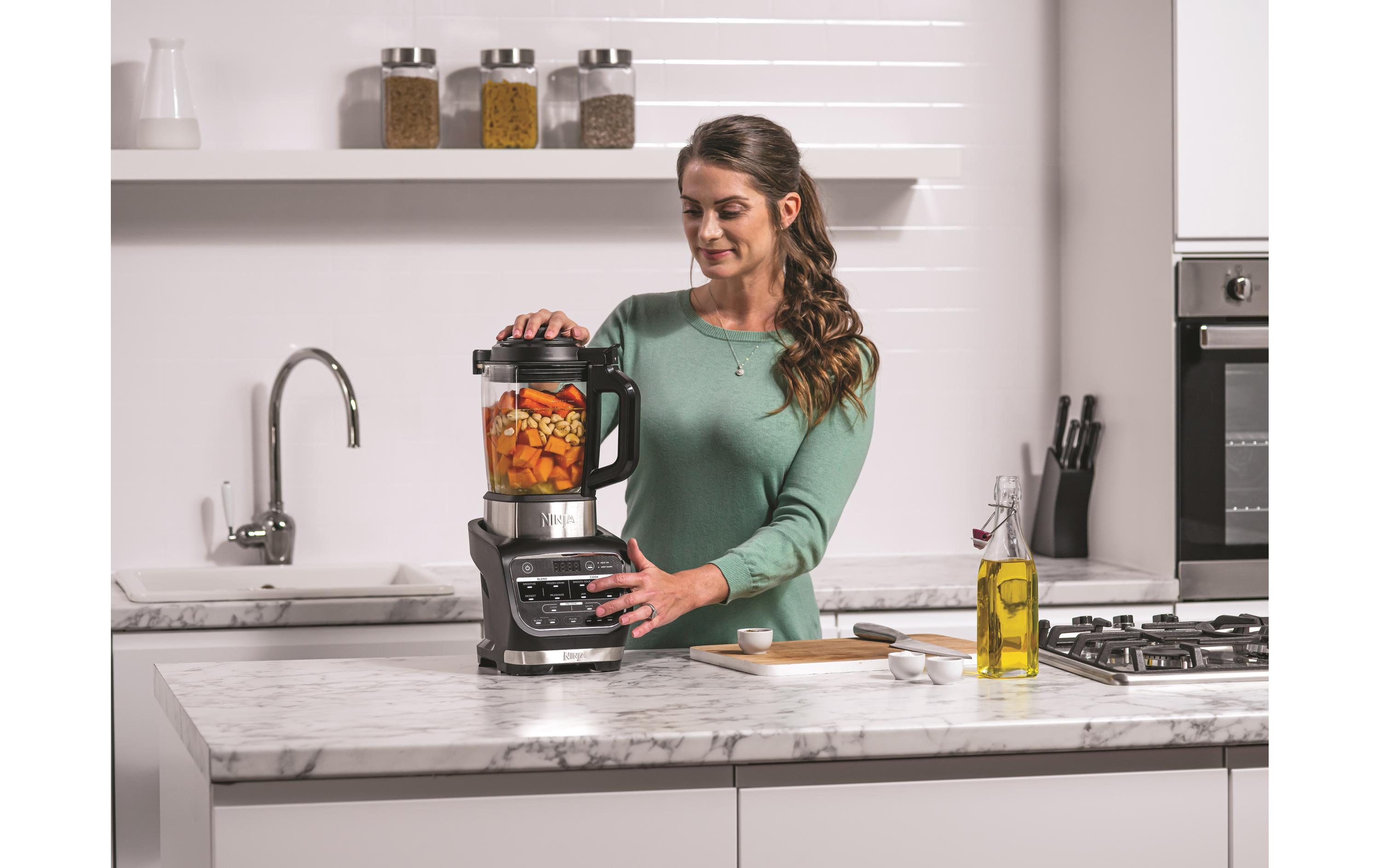 Foodi Mixer und Suppenkocher Schwarz<br>Standmixer