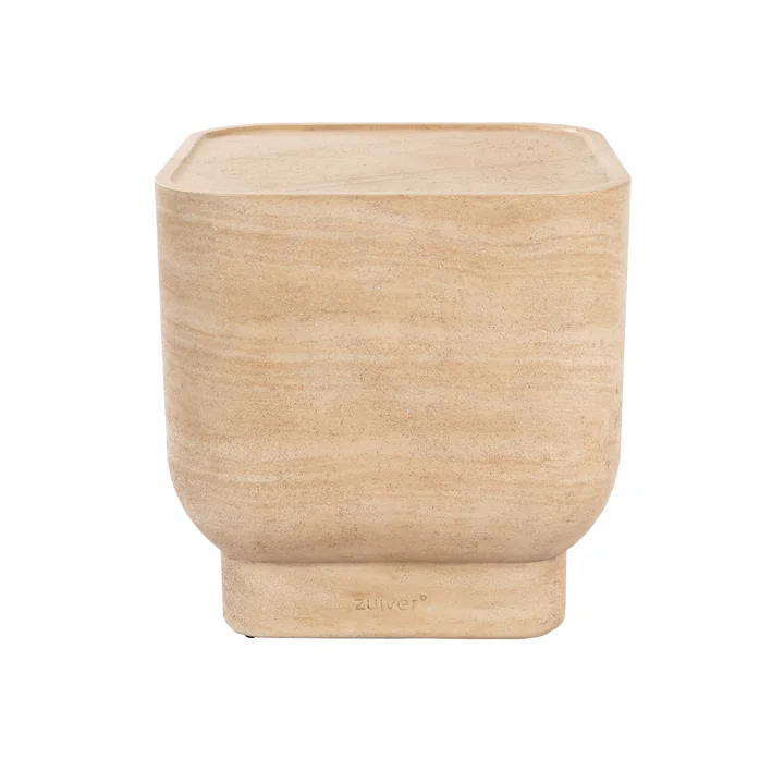 Zuiver - Noble Beistelltisch quadratisch, beige