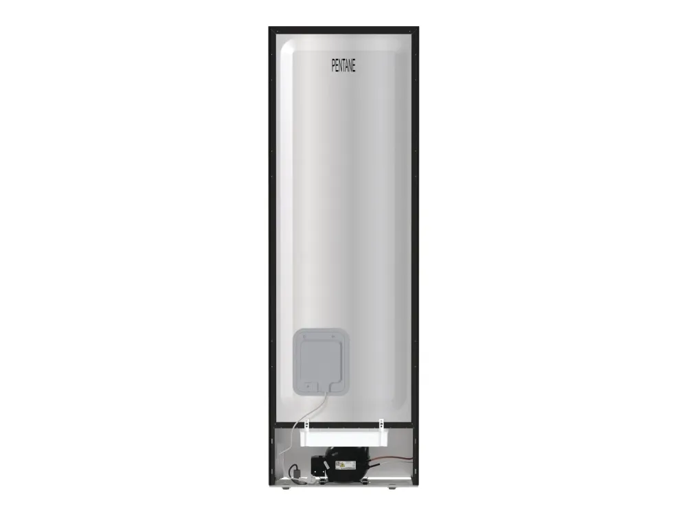 Gorenje NRK6192ABK4 - Køleskab/fryser - bund-fryser - bredde: 60 cm - dybde: 59.2 cm - højde: 185 cm - 300 liter - Klasse E - sort