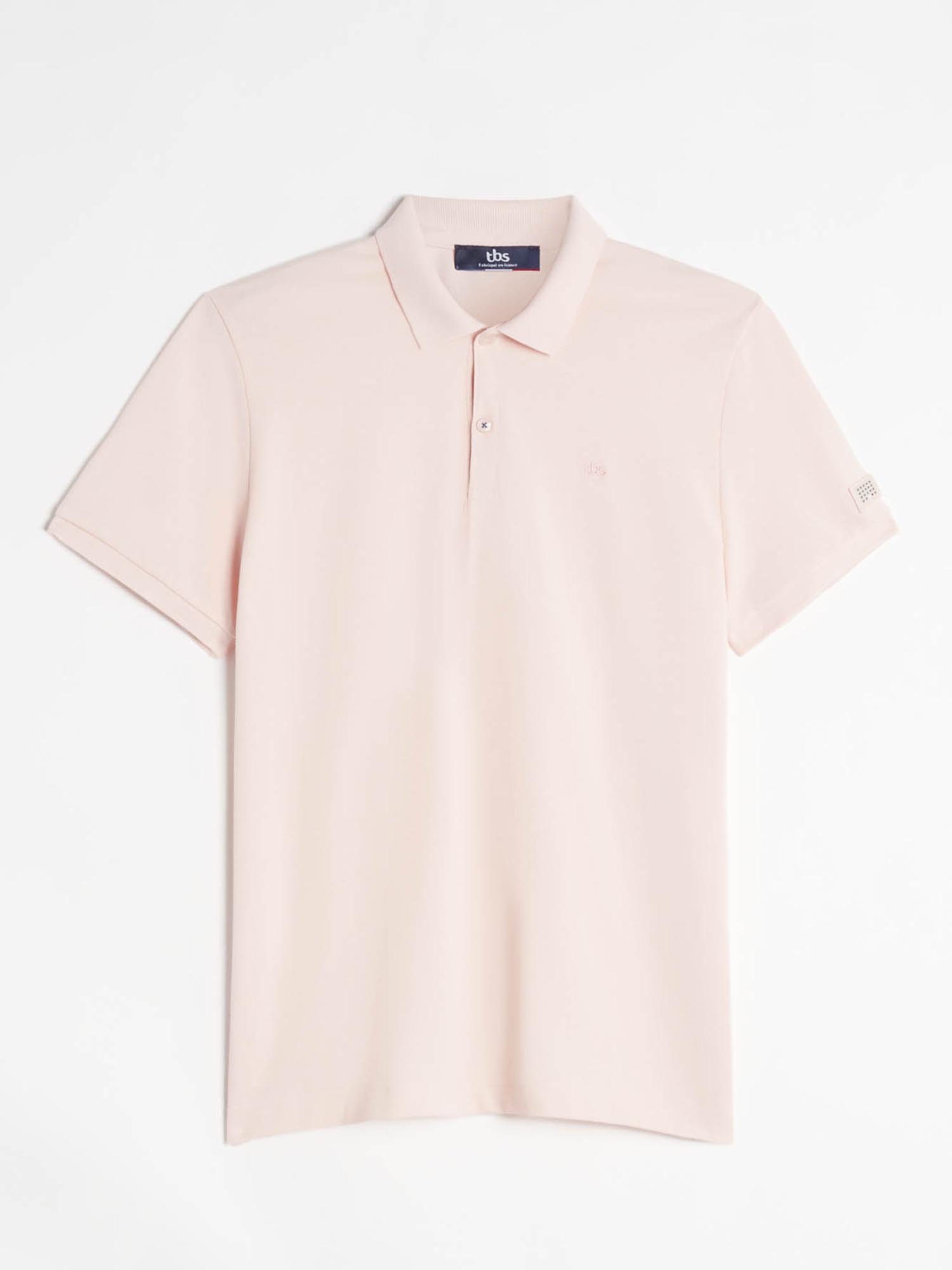 Polo Homme Fabriqué en France Coton Rose