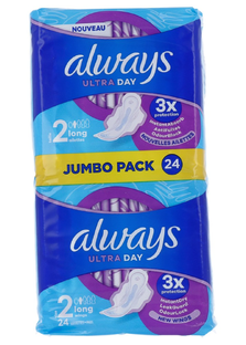 Always Maandverband Ultra Long Met Vleugels 24ST