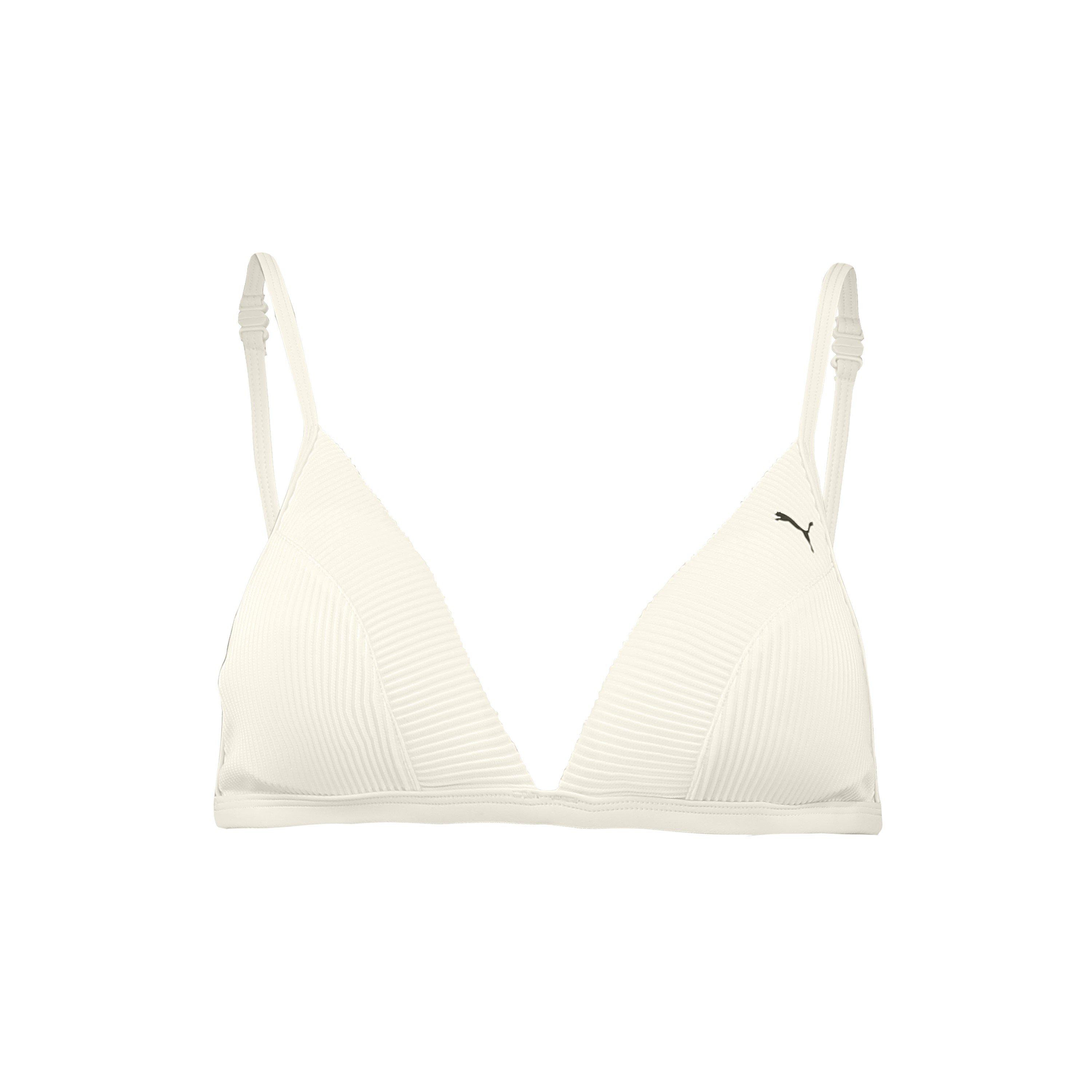 Puma Ribbed Triangle Bikini Top Womens