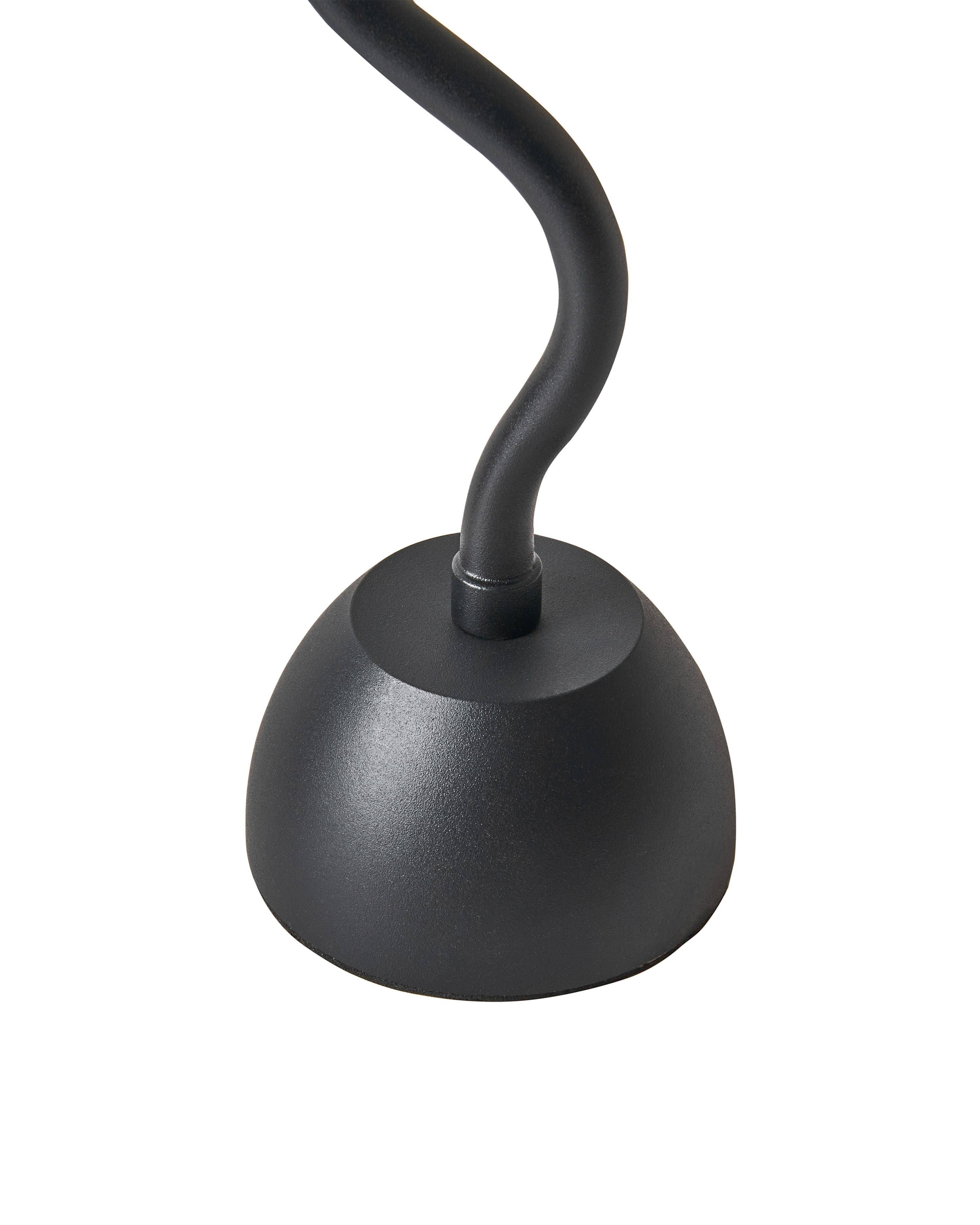 LED draadloze tafellamp VOUGA met dimmer Metaal Zwart