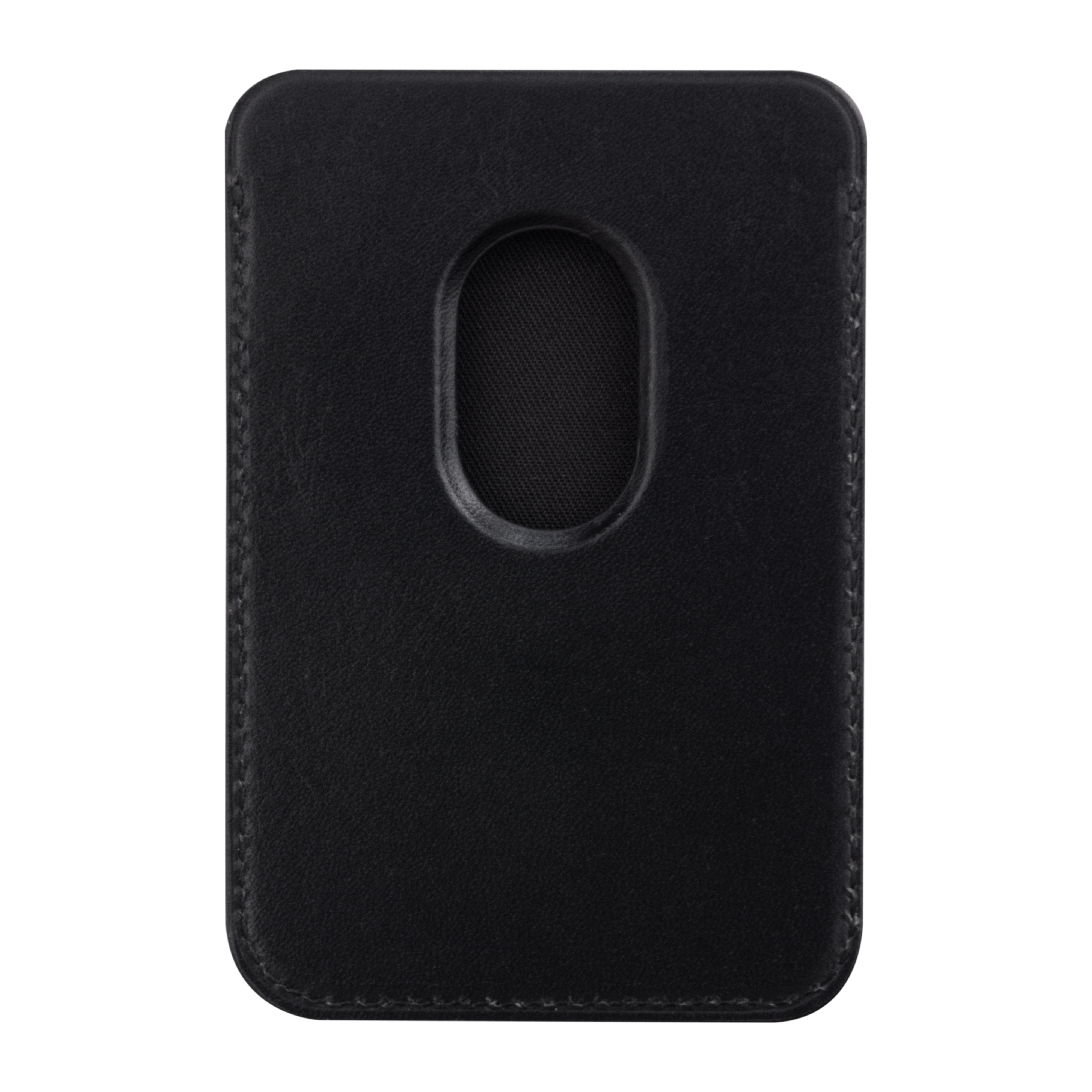 Magnetische MagSafe iPhone Leder Wallet Kreditkarten Halterung Roskilde (ROCCGTBL1894) - Schwarz