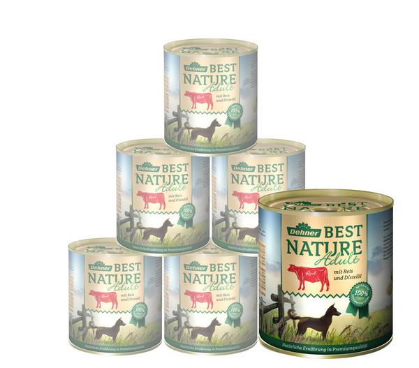 Dehner Best Nature Nassfutter für Hunde Adult