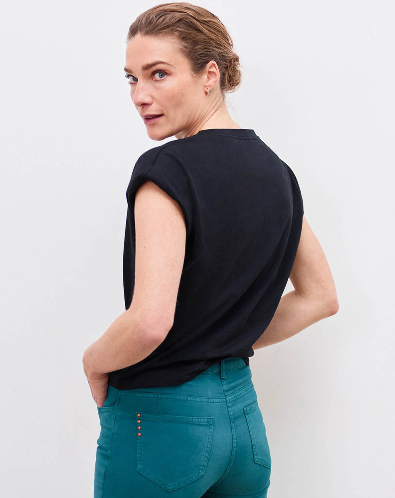 Caroll T-Shirt Coralie noir