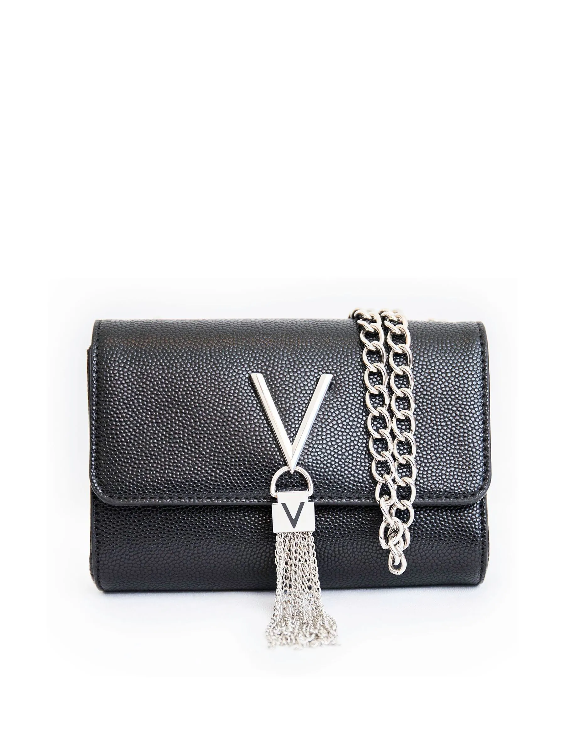 Zwart - Valentino Bags - Divina - Crossbodytas met kwastjes