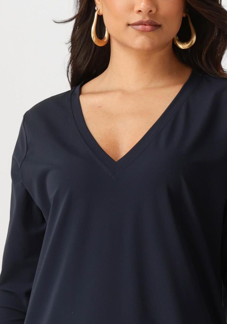 donkerblauwe penn & ink midi jurk blake