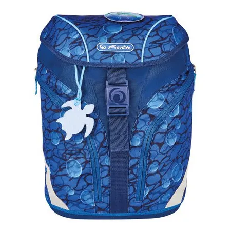 Herlitz Grundschulrucksack SoftLight Plus Greenline Deep Sea