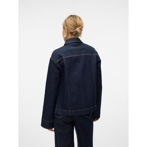 Vero Moda Ranga Denimskjorte, Dark Blue Denim, S