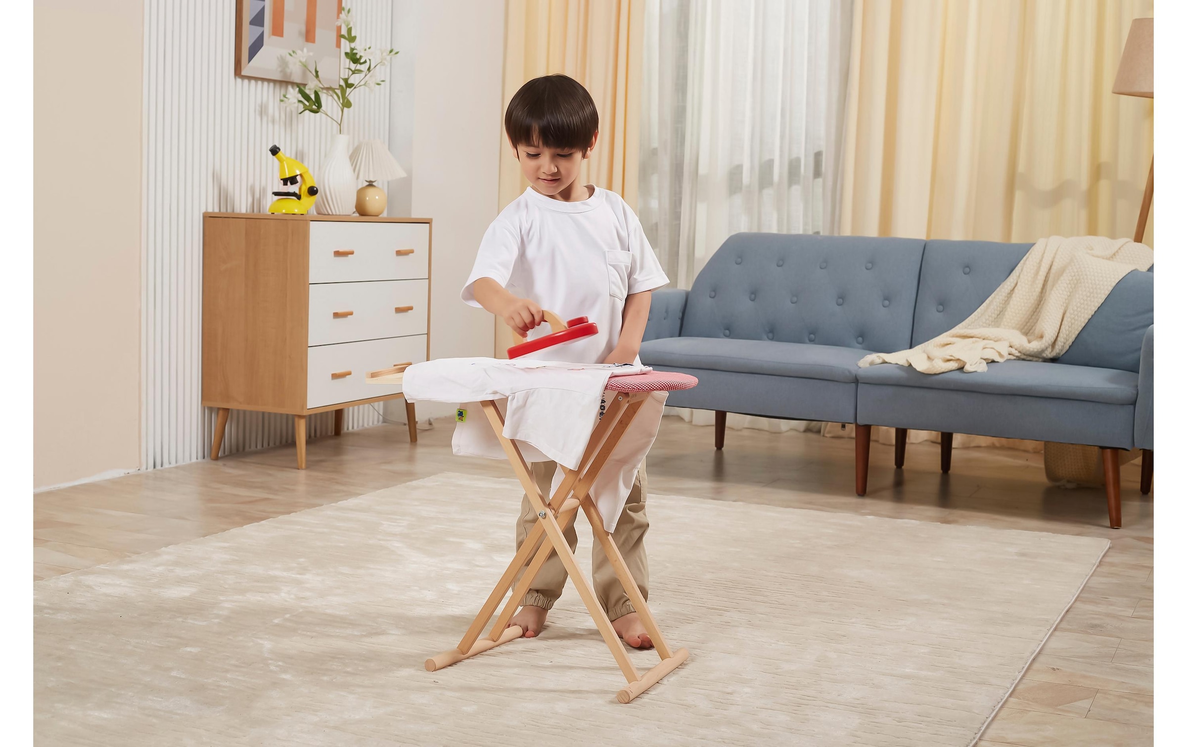 Viga® Holzspielzeug Kinder-Bügelbrett