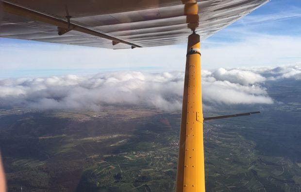 Flugzeug-Rundflug in Freiburg als Geschenk