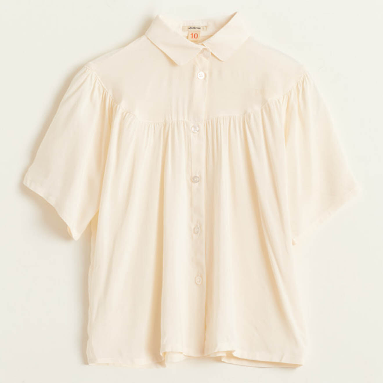Bellerose Blouse Puppin fluide babydoll écrue