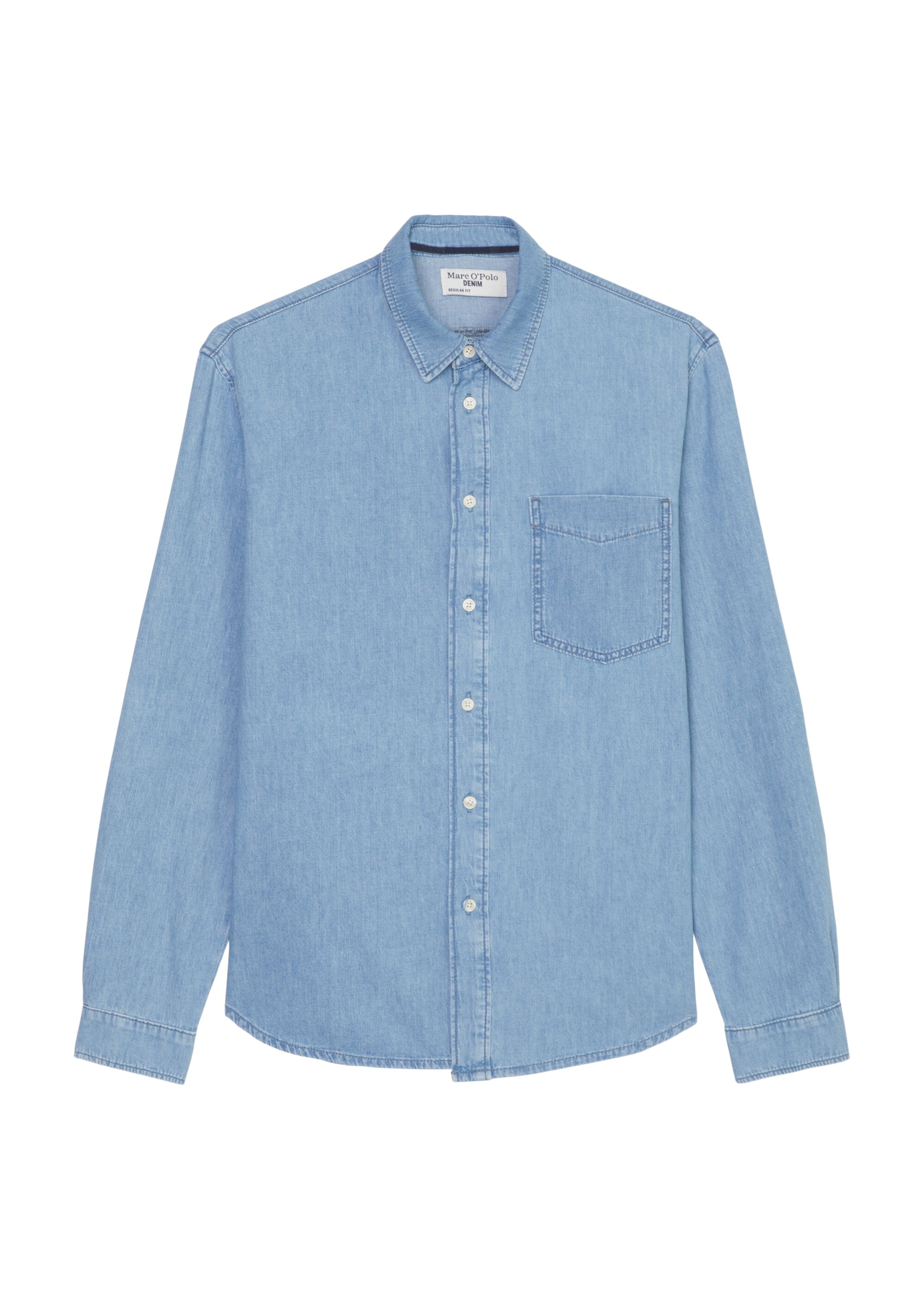 Denim-Overshirt aus Bio-Baumwolle