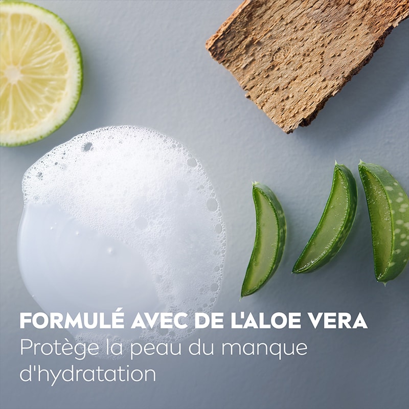 Gel douche 3-en-1 à l'aloe vera - Visage, corps & cheveux - Homme - 500 ml