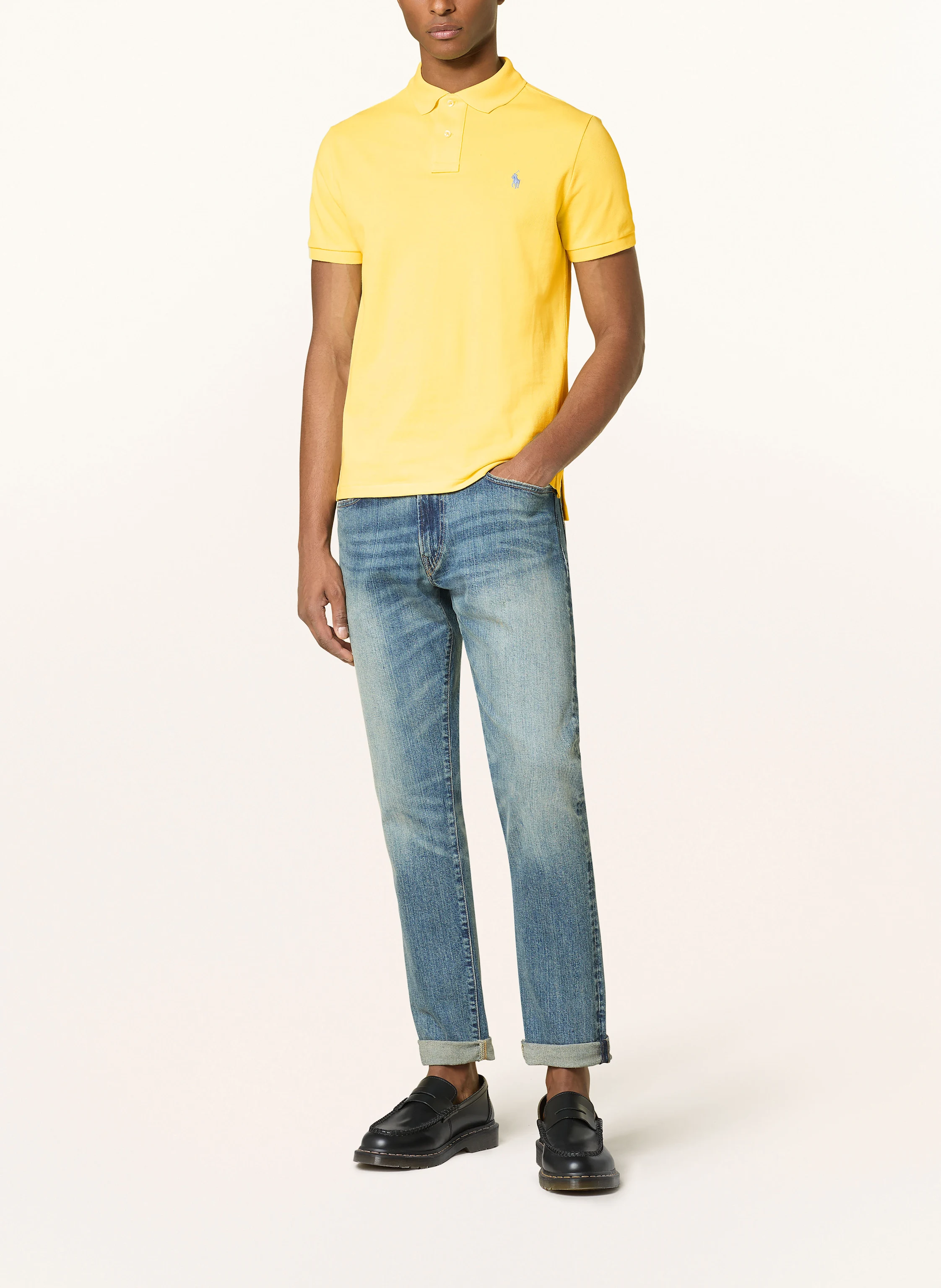 POLO RALPH LAUREN Piqué-Poloshirt Custom Slim Fit