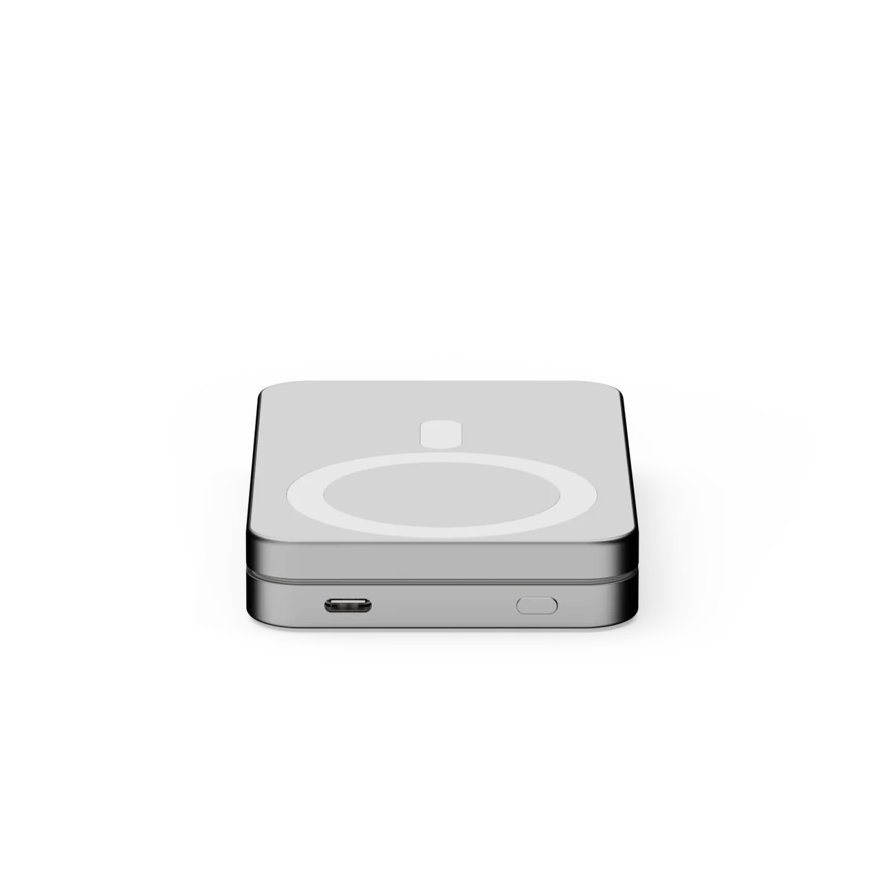 (20W) 8000mAh Magnetische MagSafe Powerbank USB C Power Delivery Ladegerät   Kickstand (LQWPS082) - Silber