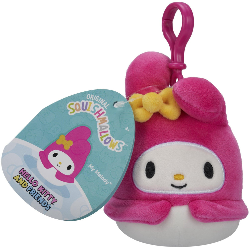 Køb Squishmallows 9 Cm Clip-on Hello Kitty And Friends My Melody