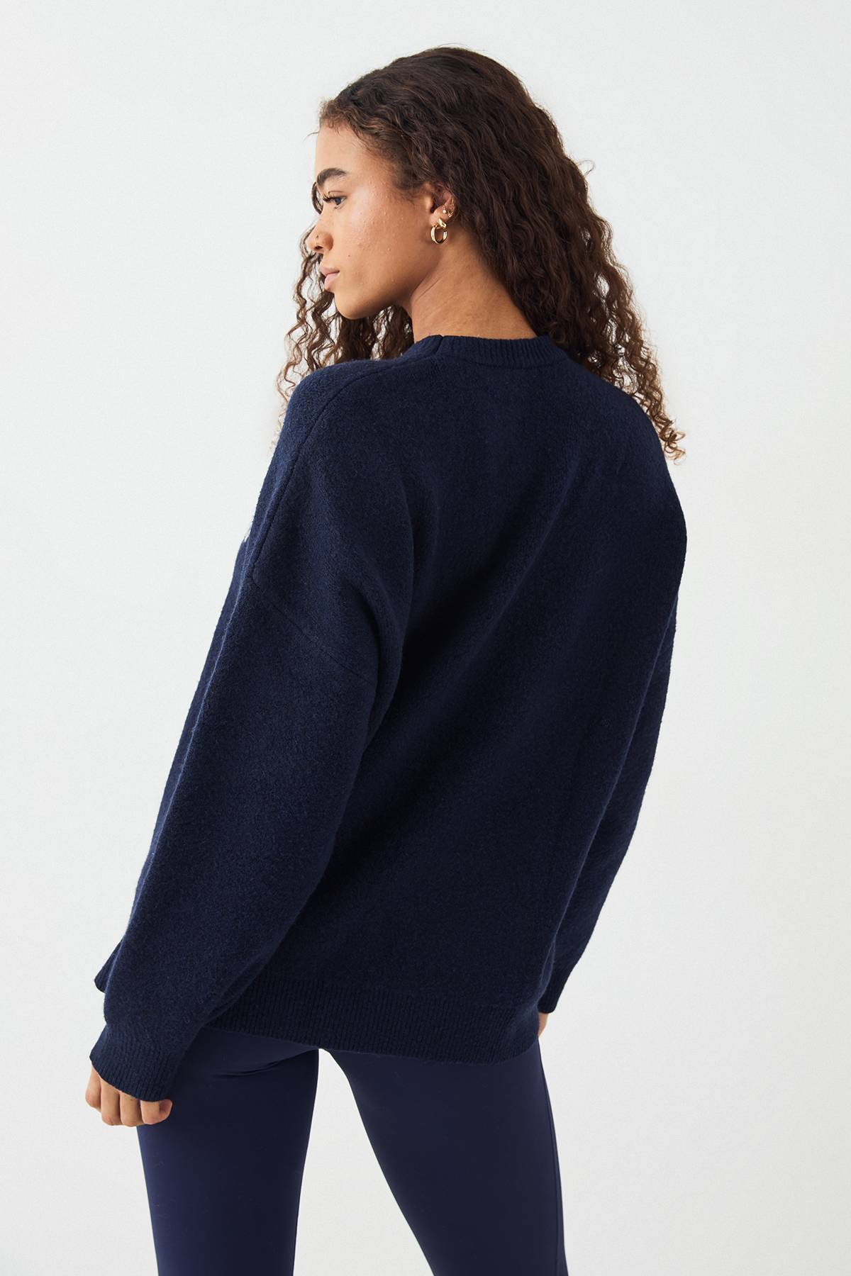 synthétiquell Col Rond Oversize Tricoté DSGN Studio