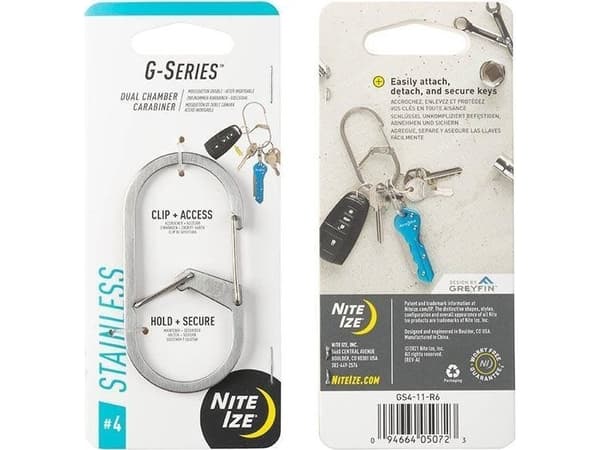 Karabinkrok Nite Ize G-serien Dual Chamber Carabiner. #4