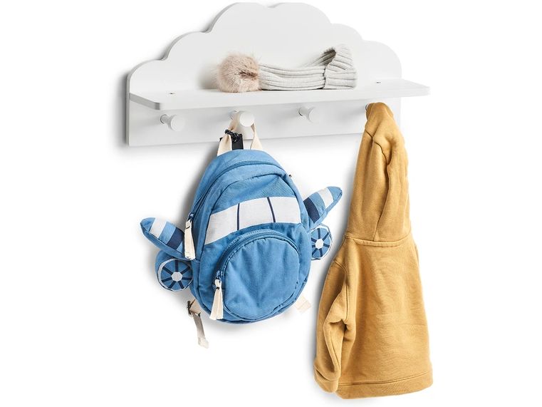 Zeller Present Kinder-Wandgarderobe Wolke Garderobenleiste in Wolkenform