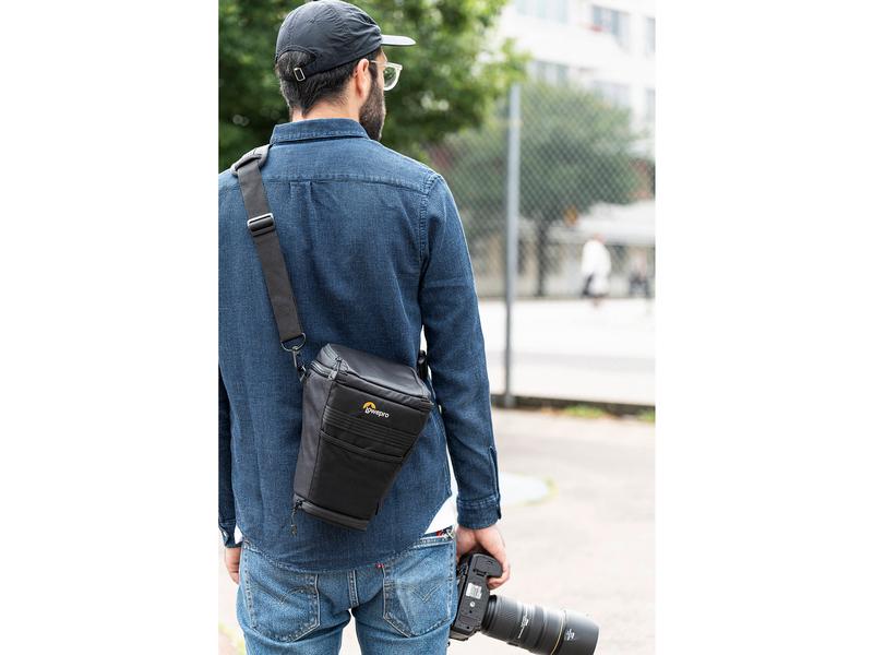 Lowepro Kameratasche ProTactic TLZ 70 AW II Schwarz Flexible, kompakte Kameratasche mit dem Augenmerk auf schnelles Reagieren