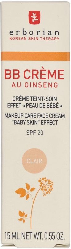 Erborian - BB Crème au Ginseng - 15ml - Getinte Crème - SPF 20